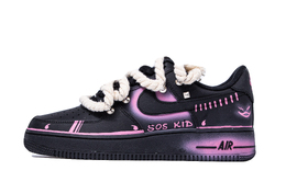 Nike: Чёрные кроссовки  Air Force 1