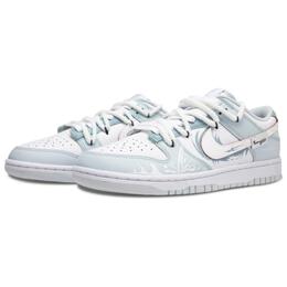 Nike: Зелёные кроссовки  Dunk
