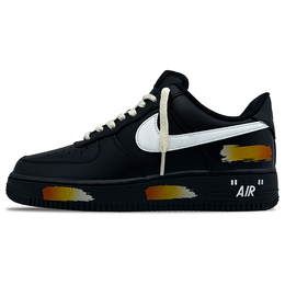 Nike: Чёрные кроссовки  Air Force 1