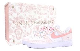 Nike: Розовые кроссовки  Air Force 1