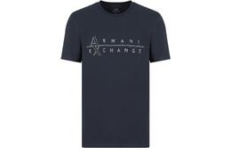 Armani Exchange: Тёмная футболка 