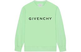 Givenchy: Зелёная толстовка 