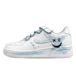 Nike: Голубые кроссовки  Air Force 1
