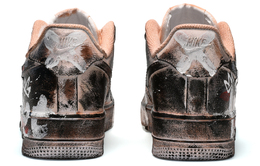 Nike: Чёрные кроссовки  Air Force 1