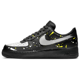 Nike: Чёрные кроссовки  Air Force 1