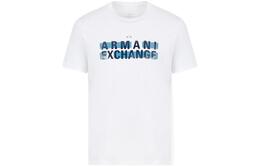 Armani Exchange: Белая футболка 