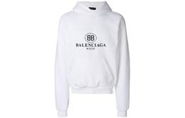 Balenciaga: Белая толстовка 