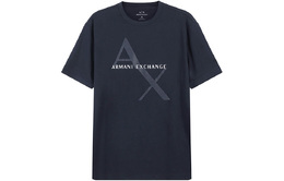 Armani Exchange: Тёмная футболка 