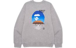 A BATHING APE: Серая толстовка 