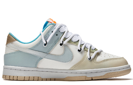 Nike: Зелёные кроссовки  Dunk