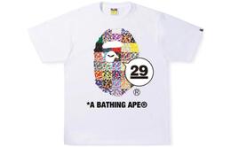 A BATHING APE: Белая футболка 