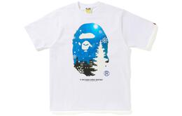 A BATHING APE: Белая футболка 