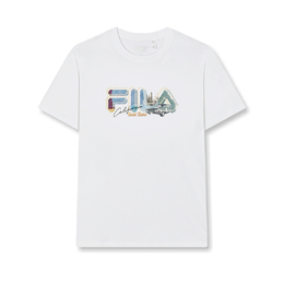 Fila: Белая футболка 