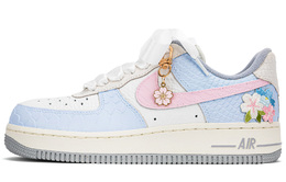 Nike: Голубые кроссовки  Air Force 1