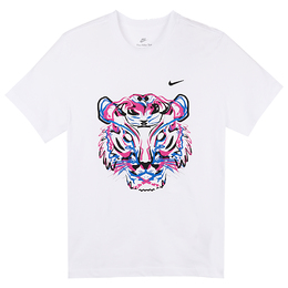 Nike: Белая футболка 