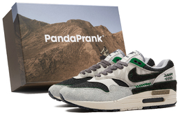 Nike: Зелёные кроссовки  Air Max 1