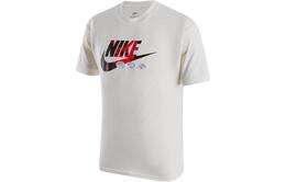 Nike: Белая футболка 