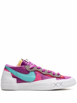 Nike: Фиолетовые кеды  Blazer Low