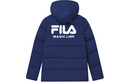 Fila: Тёмный пуховик 