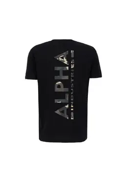 Alpha Industries: Чёрная футболка 