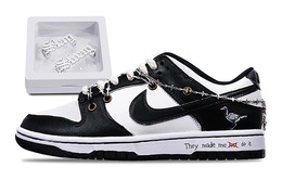 Nike: Чёрные кроссовки  Dunk
