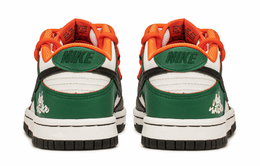Nike: Зелёные кроссовки  Dunk