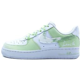 Nike: Зелёные кроссовки  Air Force 1