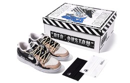 Nike: Коричневые кроссовки  Dunk