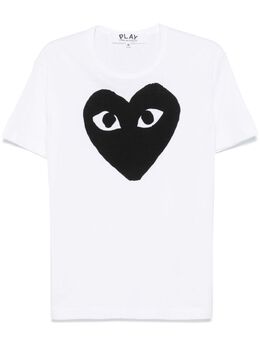 Comme Des Garcons Play: Хлопковая футболка 