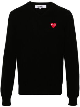 Comme Des Garcons Play: Свитер из шерсти 