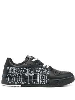 Versace Jeans Couture: Чёрные кроссовки 