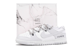 Nike: Чёрные кроссовки  Dunk