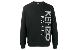 Kenzo: Чёрная толстовка  Paris