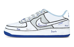 Nike: Белые кроссовки  Air Force 1