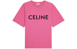 CELINE: Розовая футболка 