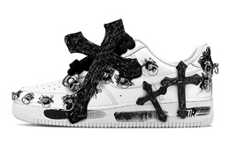 Nike: Чёрные кроссовки  Air Force 1