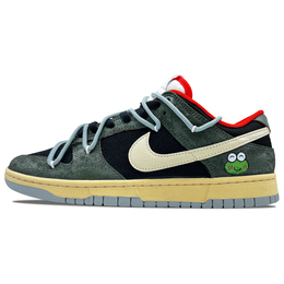 Nike: Зелёные кроссовки  Dunk