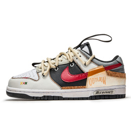 Nike: Бежевые кроссовки  Dunk