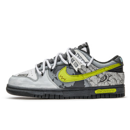 Nike: Зелёные кроссовки  Dunk