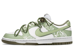 Nike: Бежевые кроссовки  Dunk