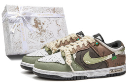 Nike: Чёрные кроссовки  Dunk