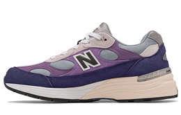 New Balance: Фиолетовые кроссовки  992