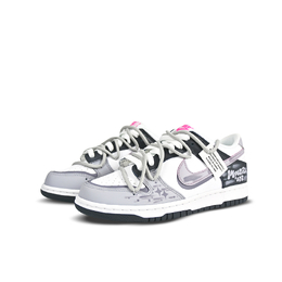 Nike: Фиолетовые кроссовки  Dunk