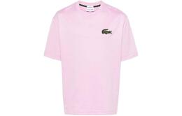 Lacoste: Розовая футболка 