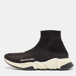 Balenciaga: Чёрные кроссовки  Speed Trainer