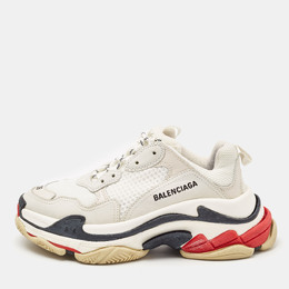 Balenciaga: Многоцветные кроссовки  Triple S