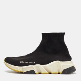 Balenciaga: Чёрные кроссовки  Speed Trainer