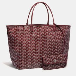 Goyard: Бордовая сумка-шоппер 