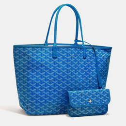 Goyard: Голубая сумка-шоппер 