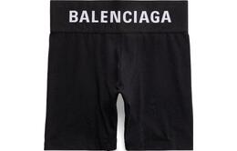 Balenciaga: Чёрные шорты 